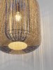 Lampa wisząca sznurkowa pleciona owalna boho rystykalna industrialna nad stół do salonu sypialni ZORTINA LE45350 Luces Exclusivas